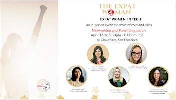 Immagine principale di Expat Women in Tech:  Networking and Panel Discussion 