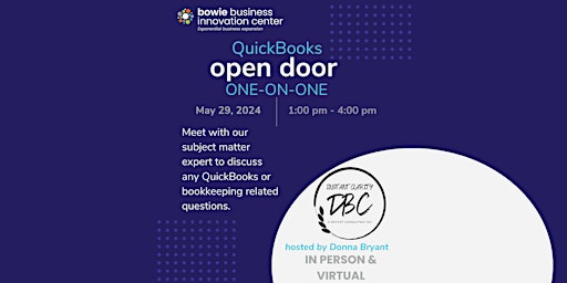 Imagem principal do evento QuickBooks/Bookkeeping Open Door