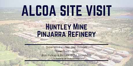 Alcoa Site Visit: Huntley Mine & Pinjarra Refinery primary image