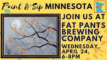 Hauptbild für April 24 Paint & Sip at Fat Pants Brewing Co.