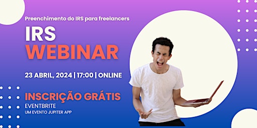 Imagem principal de Webinar gratuito: Preenchimento do IRS para freelancers | Por Jupiter app