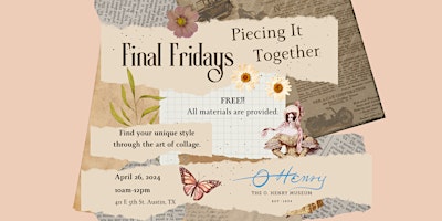 Imagen principal de Final Fridays: Piecing It Together