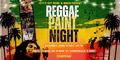 Imagen principal de Reggae Night Paint & Sip 2.0.