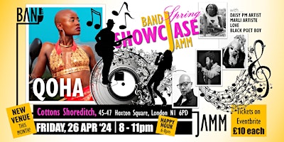 Bandjamm invites you to our not-to-be-missed Spring Bandjamm Showcase! primary image