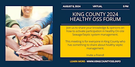 King County Residents & Healthy OSS Management