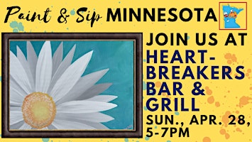 April 28 Paint & Sip at Heartbreakers Bar & Grill primary image