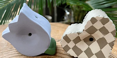 Primaire afbeelding van Puff Puff Pottery Class: Make Your Own Ceramic Smokeware — 7/9 (Boston MA)