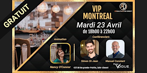 Imagem principal do evento VIP RED Montréal