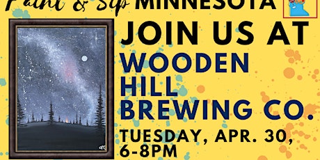 April 30 Paint & Sip at Wooden Hill Brewing Co.