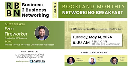 RBBN May 2024 Breakfast Networking Event