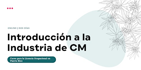 Imagen principal de Introducción a la Industria de CM-Licencia Ocupacional | Online (dos días)
