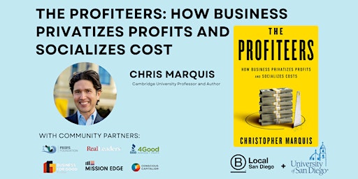 Imagem principal do evento The Profiteers: How Business Privatizes Profits and Socializes Costs