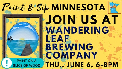 June 6 Paint & Sip at Wandering Leaf Brewing Co.