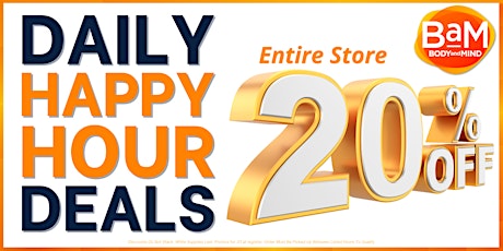 Daily Happy Hour Deals at BaM Markham