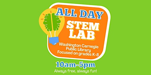 Primaire afbeelding van Summer STEM Lab: All Day!