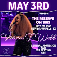 Valerie T Webb New Braunfels Celebration Concert at The Reserve on 1863  primärbild