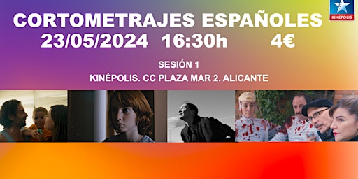 Imagem principal do evento CORTOMETRAJES ESPAÑOLES SESIÓN 1