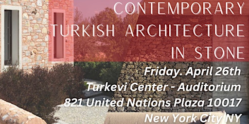 Imagen principal de MIM TALKS : CONTEMPORARY TURKISH ARCHITECTURE IN STONE