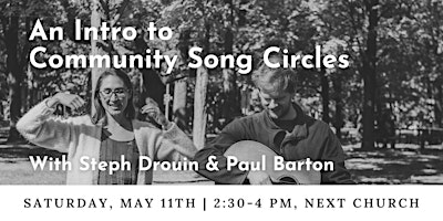 Immagine principale di An Intro to Community Song Circles *SONGS FOR CAREGIVERS* 