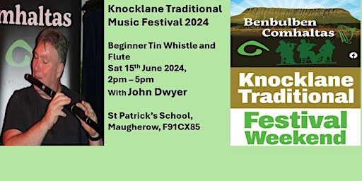 Imagen principal de Knocklane Festival Workshop 2024 - Flute/Whistle (Beginner)