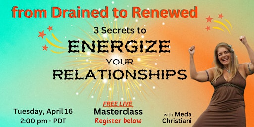 Primaire afbeelding van From Drained to Renewed - Energize your Relationships