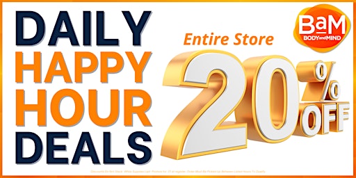 Daily Happy Hour Deals at BaM Long Beach primary image
