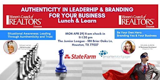 Image principale de Authenticity in Leadership & Branding Lunch & Learn