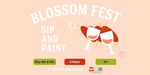 Immagine principale di Blossom Fest: Sip and Paint 
