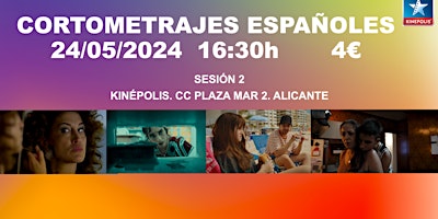 Imagem principal do evento CORTOMETRAJES ESPAÑOLES SESIÓN 2