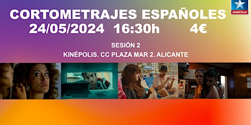 Imagem principal do evento CORTOMETRAJES ESPAÑOLES SESIÓN 2