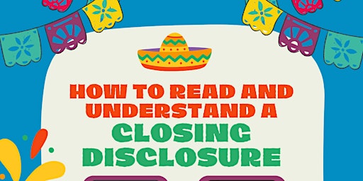 Imagem principal do evento How to Read and Understand a Closing Disclosure