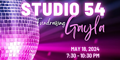 Primaire afbeelding van STUDIO 54 - JPN Fundraising Gayla