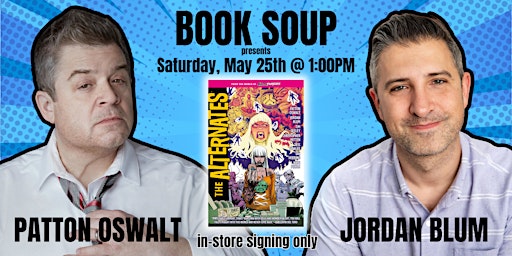 Patton Oswalt and Jordan Blum sign From the World of Minor Threats primary image