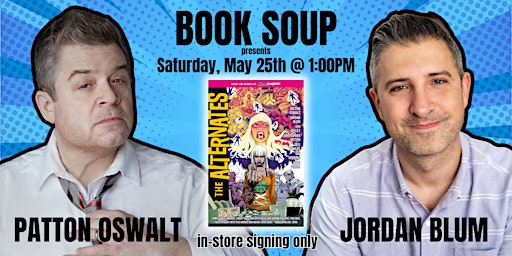 Imagem principal do evento Patton Oswalt and Jordan Blum sign From the World of Minor Threats