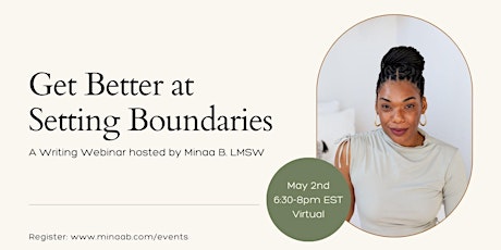 Get Better At Setting Boundaries: A Writing Webinar