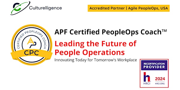 APF Certified PeopleOps Coach™ (APF CPC™) | Oct 8-11, 2024