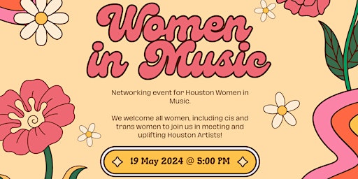Immagine principale di Houston Women in Music Networking 
