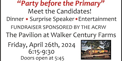 Party before  the Primary primary image