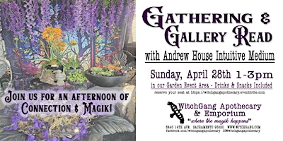 Gathering & Gallery Read with Andrew House, Intuitive Medium  primärbild