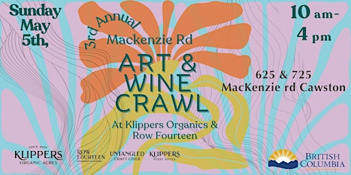 Immagine principale di 3rd Annual Mackenzie rd Art &  Wine  Crawl 