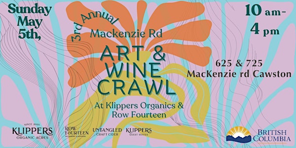3rd Annual Mackenzie rd Art &  Wine  Crawl