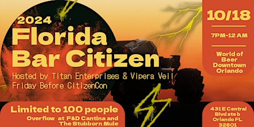 Imagem principal de Florida CitizenCon Bar Citizen (Statewide)