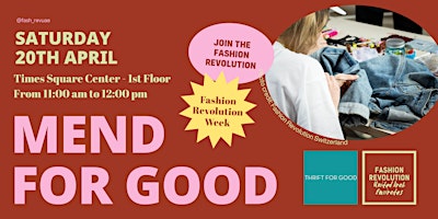 Imagem principal do evento Mend for Good Workshop with Thrift for Good