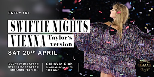 Primaire afbeelding van SWIFTIE NIGHTS VIENNA | Taylor's Version (20.04.24)