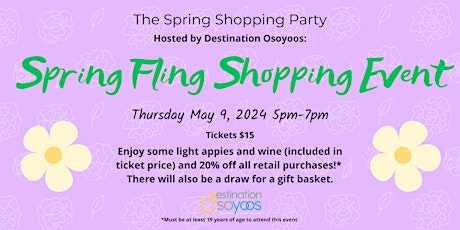 Spring Fling Shopping Party