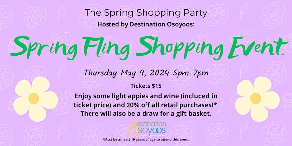 Spring Fling Shopping Party