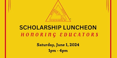 Imagen principal de Zeta Eta Scholarship Luncheon Honoring Excellence in Education