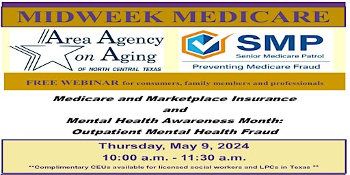 Primaire afbeelding van Medicare and Marketplace Insurance & Outpatient Mental Health Fraud