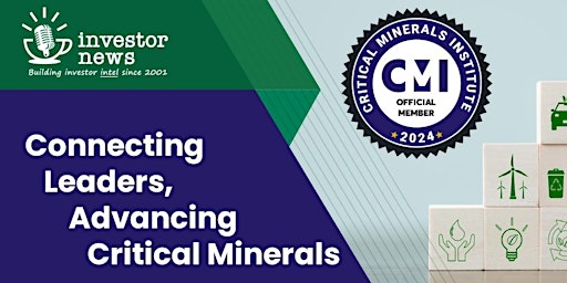 Imagem principal do evento The CMI Summit III: Connecting Leaders, Advancing Critical Minerals