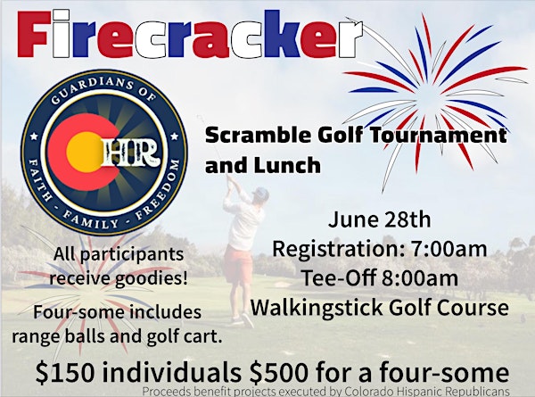 Firecracker Golf Tournament - Supporting Colorado Hispanic Republicans